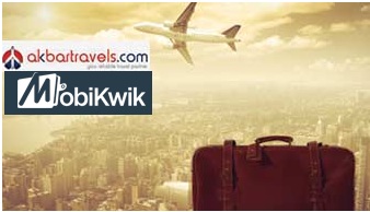 India Desire : Akbar Travels Mobikwik Offer : Flat Rs 300 Off + Rs 300 Cashback On Flight Tickets